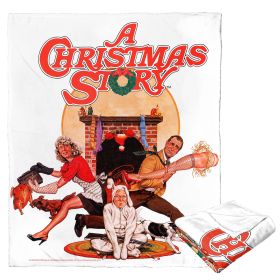 A Christmas Story Silk Touch Throw Blanket, 50" x 60", Christmas Story Poster