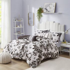 Dorsey Floral Print Duvet Cover Set