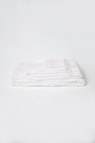 Omne Sleep 4-Piece White Bamboo King Hypoallergenic Sheet Set