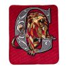 Harry Potter; Roar for Gryffindor Silk Touch Sherpa Throw Blanket; 40" x 50"