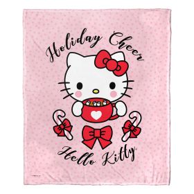 Hello Kitty; Cocoa Cutie Aggretsuko Comics Silk Touch Throw Blanket; 50" x 60"