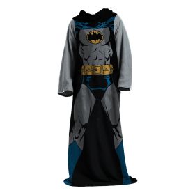 Batman - Batman in Black Licensed 48"x 71" Adult Fleece Comfy Throw by The Northwest Company