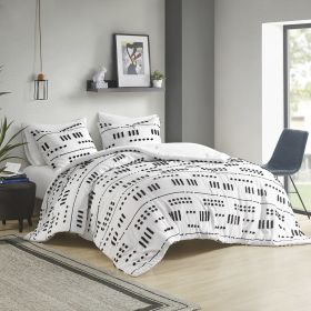 Riku Clip Jacquard Comforter Set