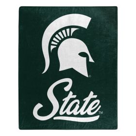 Michigan State OFFICIAL NCAA "Signature" Raschel Throw Blanket