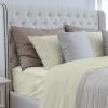 Luxurious Viscose from 100% Bamboo 2-Piece Pillowcase Set , Oeko-TEX Certified, King - Cr√®me