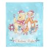 Disney / Winne the Pooh, Xmas Wishes Pooh, Silk Touch Throw Blanket, 50"x60"