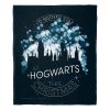 Harry Potter Silk Touch Throw Blanket, 50" x 60", Hogwarts this Christmas