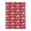 Ohio State University Buckeyes Twin Rotary Bed In a Bag Set