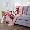 Hello Kitty; Candy Cane Kitty Aggretsuko Comics Silk Touch Throw Blanket; 50" x 60"