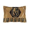 Golden Knights OFFICIAL NHL "Hexagon" Twin Comforter & Sham Set; 64" x 86"