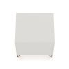 Manhattan Comfort Rockefeller 1.0 Mid-Century- Modern Nightstand with 1-Drawer in Off White