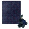 Batman - Cyber Symbols Batman; Cyber Symbols Character Hugger Pillow & Silk Touch Throw Set; 40" x 50"