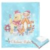 Disney / Winne the Pooh, Xmas Wishes Pooh, Silk Touch Throw Blanket, 50"x60"