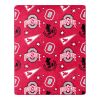 Ohio State OFFICIAL NCAA & Disney's Mickey Mouse Character Hugger Pillow & Silk Touch Throw Set