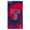 Red Sox OFFICIAL MLB "Psychedelic" Beach Towel; 30" x 60"