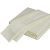 Luxurious Viscose from 100% Bamboo 2-Piece Pillowcase Set , Oeko-TEX Certified, King - Cr√®me