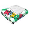 Keroppi; Playtime Plaid Aggretsuko Comics Silk Touch Throw Blanket; 50" x 60"