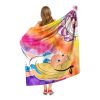 Alice in Wonderland; Rainbows Alice Aggretsuko Comics Silk Touch Throw Blanket; 50" x 60"