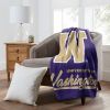 Washington OFFICIAL NCAA "Signature" Raschel Throw Blanket