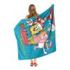 SpongeBob; Krabby Christmas Aggretsuko Comics Silk Touch Throw Blanket; 50" x 60"