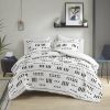 Riku Clip Jacquard Comforter Set