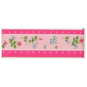 Handmade Diy Rib Printed Flowers And Plants Webbing Ribbon (Option: 156style)