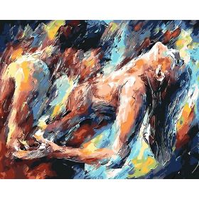 Digital Oil Painting Decorative Frameless (Option: 1646 Abstract Temptation-Frameless 40X50CM)