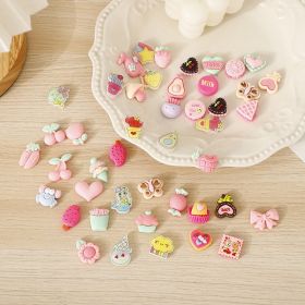 Resin Cartoon Pattern Mobile Phone Stickers Three-dimensional 3D Water Cup Fridge (Option: 50capsules 1pack)