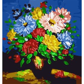 Digital Oil Painting Frameless Flowers (Option: Quiet Floral Fragrance-No Inner Frame 40 X50)