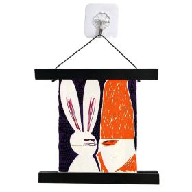 Magnetic Hanging Shaft Nordic Simple Photo Poster Hanging Shaft Decorative Painting Pole (Option: Black-21cm)