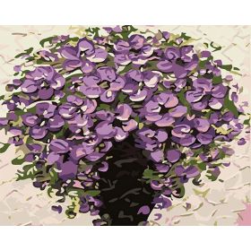 Digital Oil Painting Frameless Flowers (Option: Expensive Lucky Flower-No Inner Frame 40 X50)