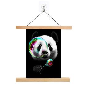 Magnetic Hanging Shaft Nordic Simple Photo Poster Hanging Shaft Decorative Painting Pole (Option: Beech-60cm)