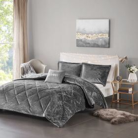 Felicia Velvet Lush Comforter Set (Color: as Pic)