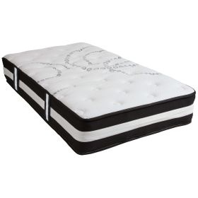 Capri Comfortable Sleep 12" Medium Tight Top Hybrid Pocket Spring Mattress, Twin (size: Full)