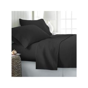 DDI 1941668 Premium Double Brushed 4 Piece Sheet Set , California King (Actual Color: Multicolor)