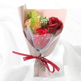 Simulation Rose Soap Flower 520 Valentine's Day Gift To Girlfriend (Option: 9style-15cm)