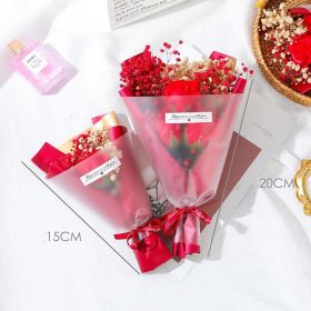 Simulation Rose Soap Flower 520 Valentine's Day Gift To Girlfriend (Option: 13style-20CM PVC box)