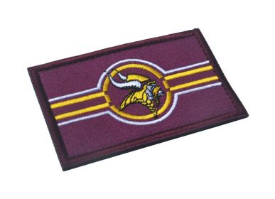 Viking Flag Epaulet Embroidery Velcro Label (Option: Viking Purple-8x5cm)