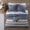 Marsden Striped Comforter Set with Bed Sheets