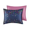 Janie Rainbow Iridescent Metallic Dot Comforter Set