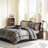 Robbie Plaid Comforter Set with Bed Sheets