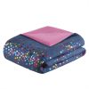 Janie Rainbow Iridescent Metallic Dot Comforter Set