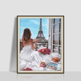 Digital Oil Painting Romantic Atmosphere Combination Hanging Painting (Option: FS 004 01-4050)