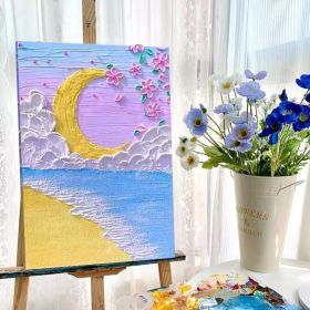 Diy Handmade Digital Filling Oil Painting (Option: JH102-30x30CM Picture Frame)