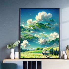 Tiangong Digital Oil Painting Colorful Decorative Painting (Option: F095-40x50cm Tight Inner Frame)