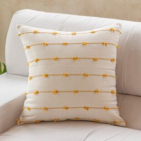 Home Fashion Simple Cotton Blype Sofa And Bed Cushions Pillow Cover (Option: Sunflower-45x 45cm Pillowcase Only)